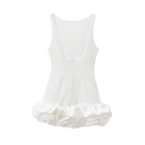 Elegantes Kleid / Weiss